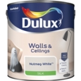 DULUX RETAIL VINYL  SILK Nutmeg White 2.5LITRE